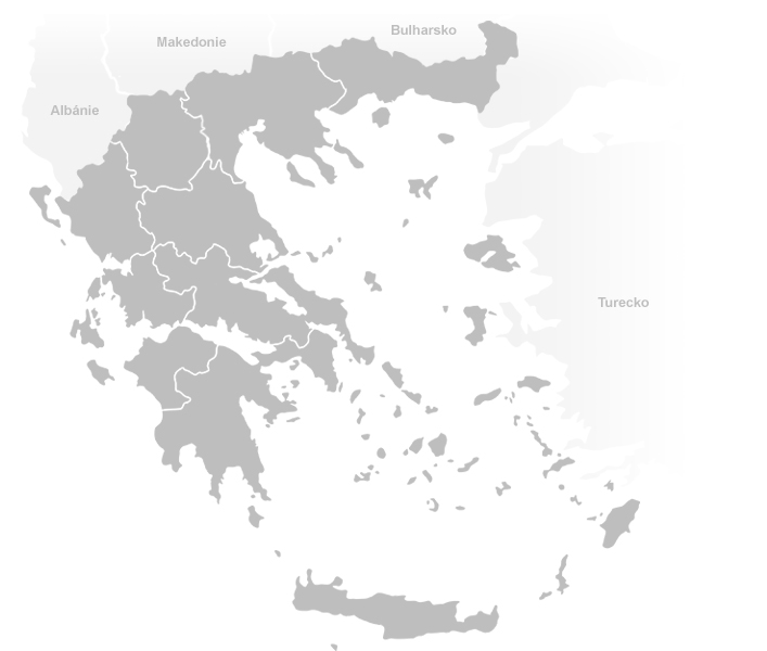 Map of Greece and islands of Greece